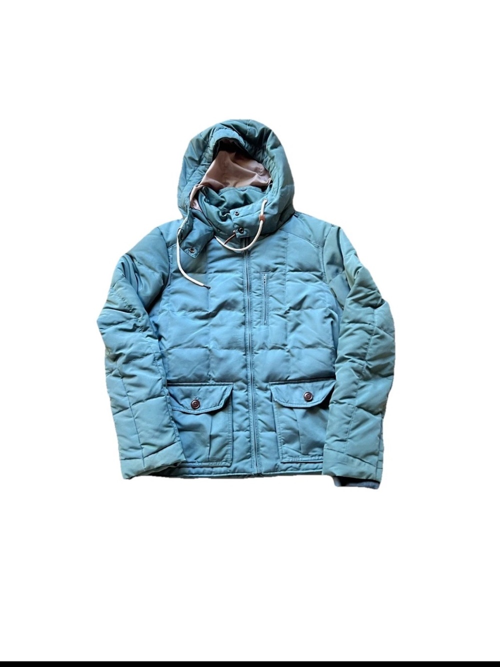 Eddie Bauer Womens Green Retro Yukon Model EB 550 Down Jacket Size Large